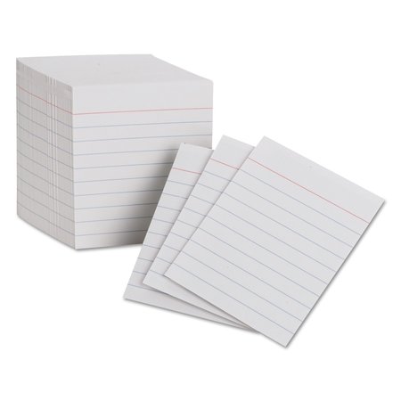 Oxford Index Cards, 1/2 Size, White, PK200 10009